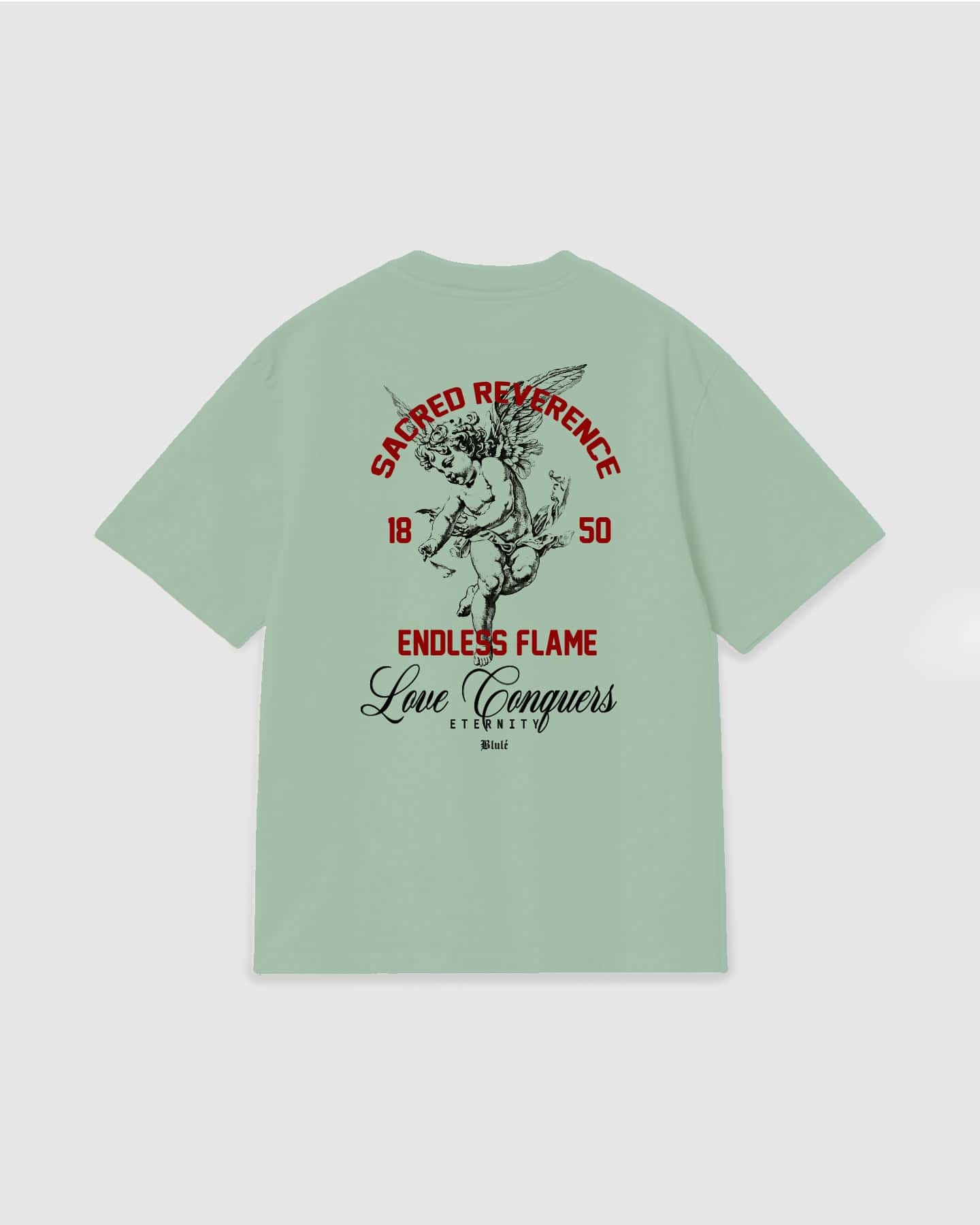 Oversized T Shirt Reverence Light Green