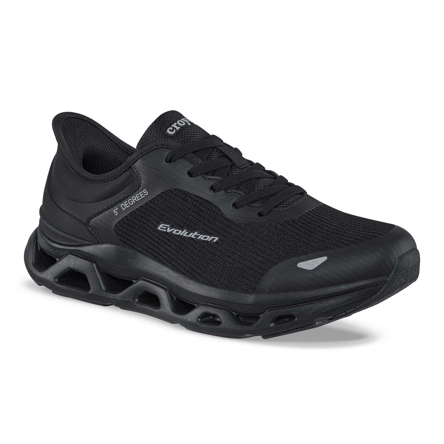 Tenis Running Rwag Negro-Negro Croydon Para Hombre