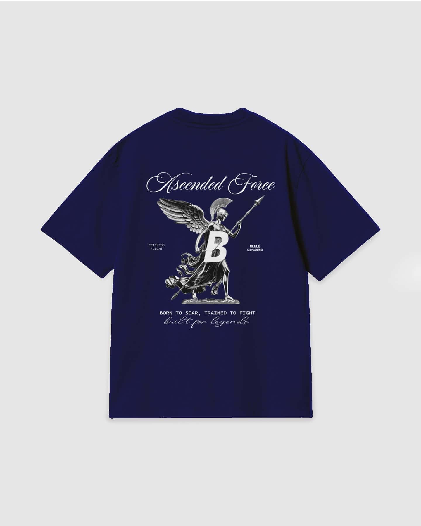 Oversized T Shirt Ascended Force Blue Navy