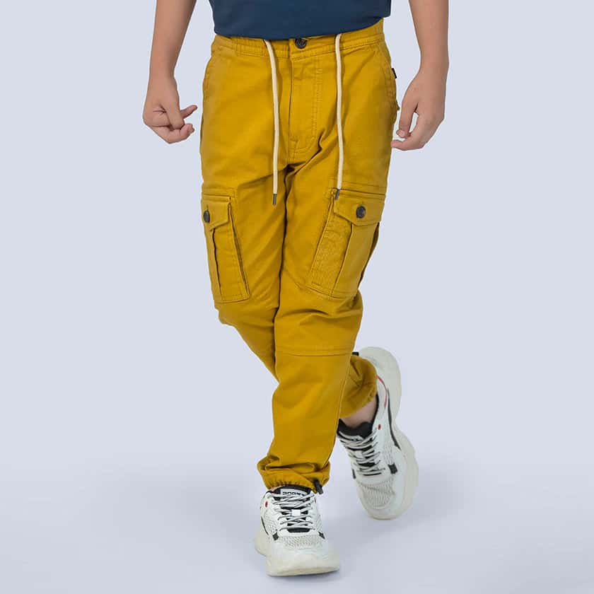 Pantalón Cargo Kids Amarillo