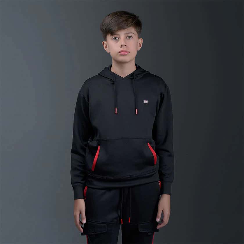 Hoodie Negro Kids