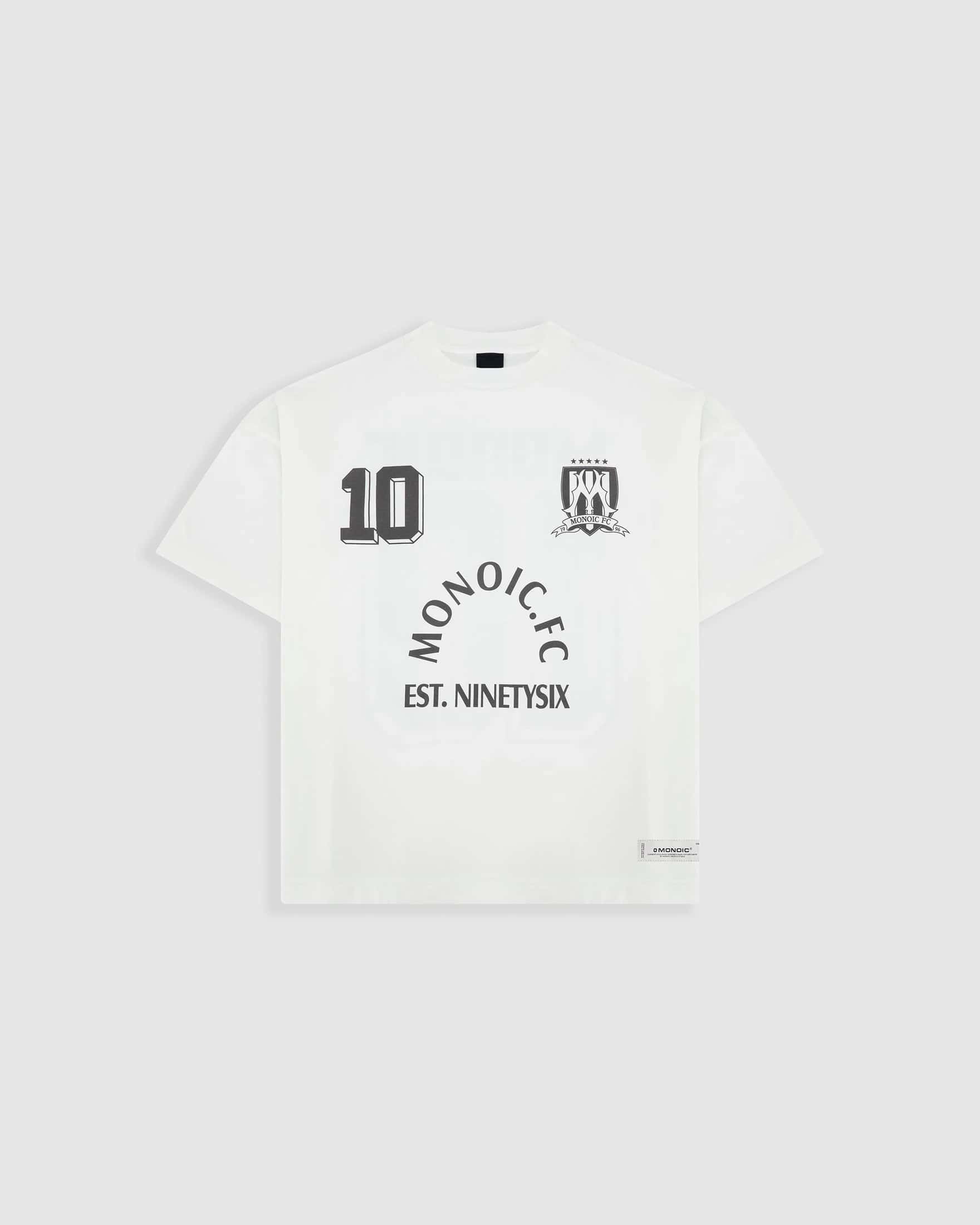 Camiseta Boxy Fit Ninetysix - Off White
