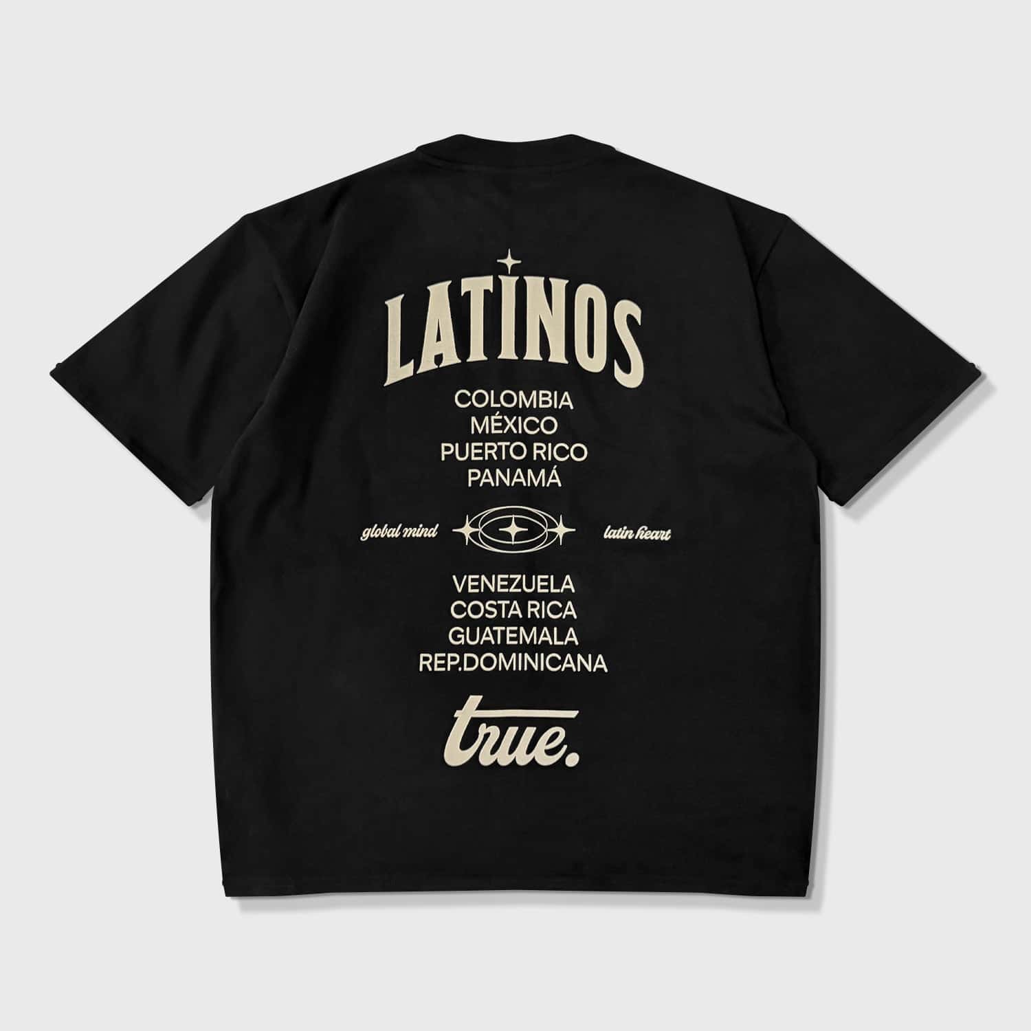 Latinos Oversized T-Shirt - Black