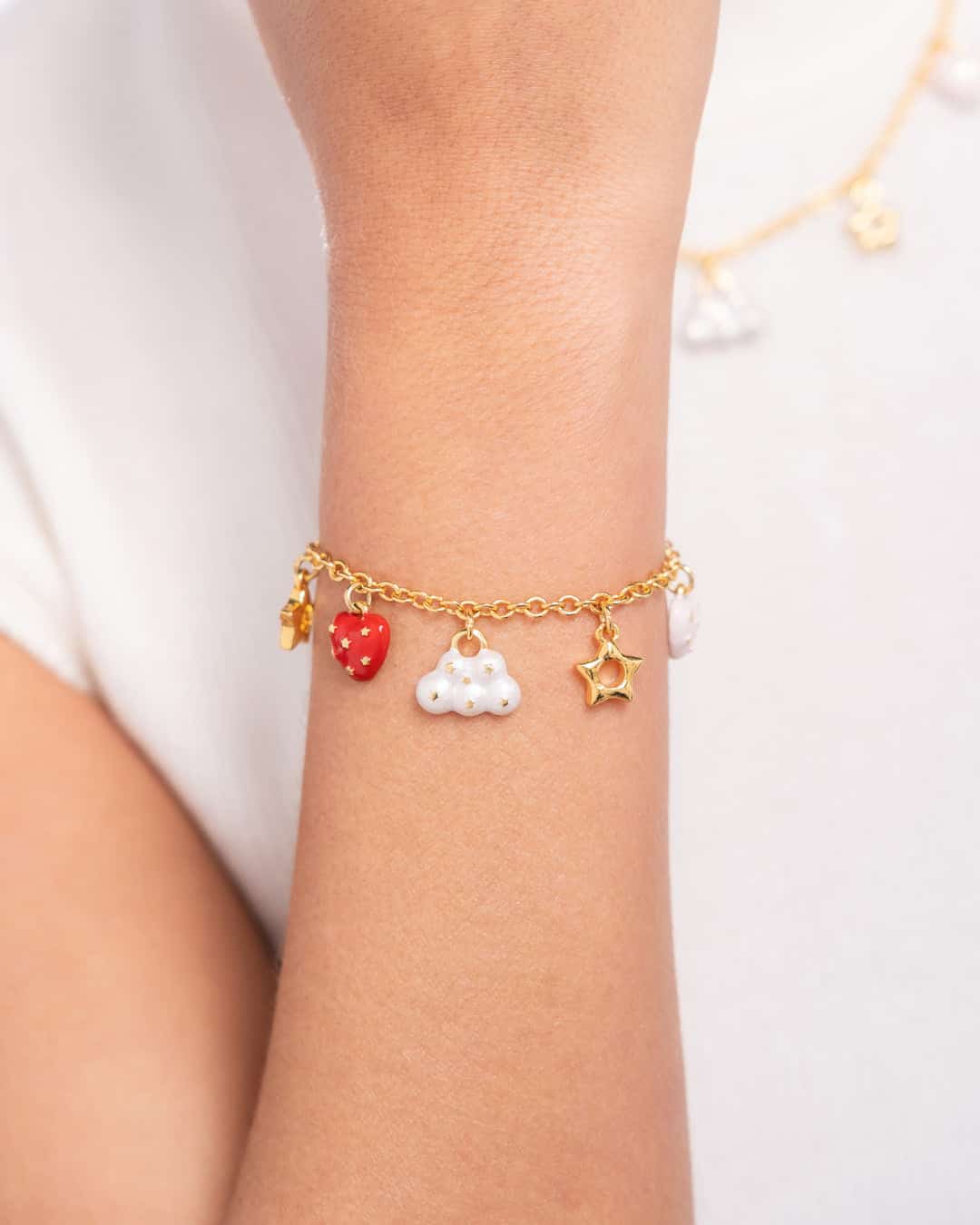 Pulsera Multicharms Nube